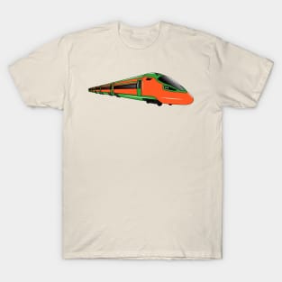 Bullet train cartoon illustration T-Shirt